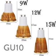 Yingke Gu10 E27 Mr16 9W 12W 15W Gu5.3หลอดไฟ Led 85-265V Dc 12V ไฟสปอตไลต์ Led ให้ความอบอุ่น/ธรรมชาติ/โคมไฟขาวเย็น Ac 85-265V