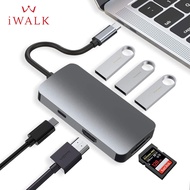 iWALK 9-in-1 Type C Hub อุปกรณ์แปลงสัญญาณ Type C แบบ 9 in 1: USB C To RJ45+HD+VGA+USB-A3.0*2+USB-A2.