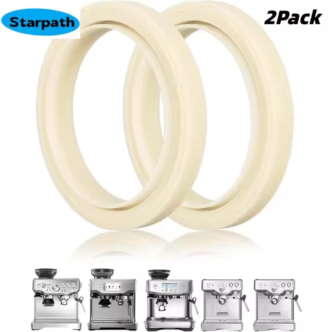 2-Pack 54mm Silicone Gasket for Breville/Sage Espresso Machines, Fits 870/880/878 & more, Replacemen