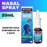 BETADINE® Cold Defense Nasal Spray help stop colds early 20mL