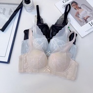 cotton bra bra Mia Lin K46 Pure & Alluring Lace Modal Women’s Mid-Thickness Cup Bra, Wireless Push-U