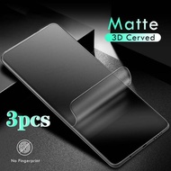 3PCS Matte Frosted Hydrogel Film  For Oppo Find X6 X5 X3 X2 Pro screen protector For Oppo Reno 9 8 7 6 5 4 3 2 Pro Plus 8T 8Z 7Z 6Z 5F 2F 10X Zoom Not tempered glass