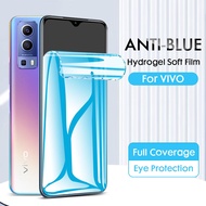 Full Cover Anti Blue Film VIVO S1 V15 Pro V17 Y11 Y12 Y15 Y17 Y20 Y20S Y20i Y12i U10 Anti Purple Light Soft Hydrogel Screen Protector