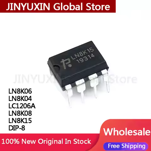 10Pcs LN8K06 LN8K04 LC1206A LN8K08 LN8K15 DIP-8 IC Chip In Stock Wholesale