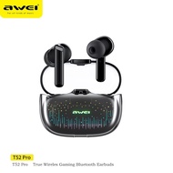 หูฟังไร้สาย Awei รุ่น T52pro หูฟังบลูทูธ Bass In-Ear TWS ไมโครโฟนในตัว Bluetooth V5.3 ลดเสียงรบกวน ห