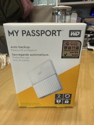 全新 WD My Passport 2TB 外置硬碟