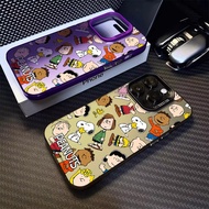 Snoopy Collection Phone Case Compatible for IPhone 11 12 13 14 15 Pro Max X XR XS MAX 7/8 Plus Se2020 Luxury Hard Shockproof Case