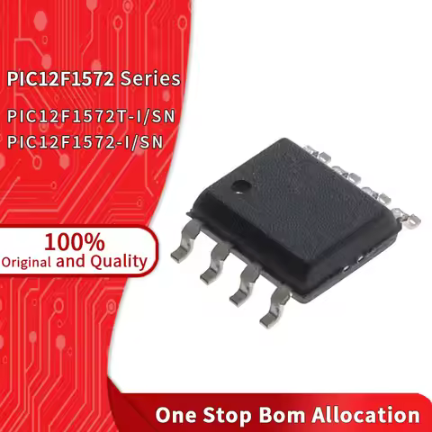 PIC12F1572-I/SN PIC12F1572T-I/SN 8 Bit MCU 3.5KB Flash 128B RAM 8 Pins For Sensor PIC12F1572 Origina