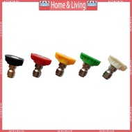 ci 5pcs set Sprayer Nozzle Tip 1 4Inch Washer Tool Car Wash Metal Jet Lances Nozzle  Pressure Quick 