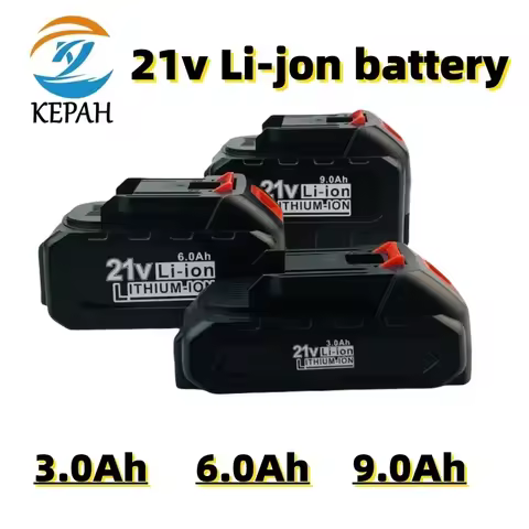 21V Lithium Battery Rechargeable 3.0/6.0/9.0Ah Batteries High-current High Discharge 21 Volt Replace