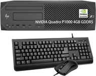 HP Z2 G4 SFF Desktop PC Small Form Factor Computer, Intel Xeon E-2104G Processor- NVIDIA GeForce P10