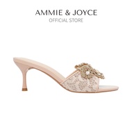 AMMIE & JOYCE Keri Heels Ladies Women Shoes (Gold)