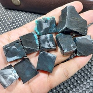 Bahan Batu Bacan doko hitam asli natural