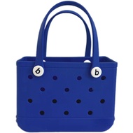 Original Mini Beach Bag EVA Waterproof Rubber Summer Pool Storage Basket Women Shopping Shoulder Han