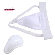 Groin Protector Cup Men Boxing Kickboxing Guard Muay Groin Guard Ventilated Adjustable, Karate Fight