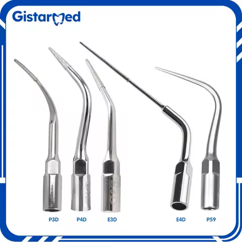 5Pcs/Set Dental Scaler Tips E3D E4D P3D P4D P59 Fit Ultrasonic Scaler Handpiece Dentisit Ultrasonic 