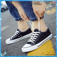 【DING DANG】READY STOCK Korean Style Fashion shoes Men Women Canvas Low top casual student shoes Outd