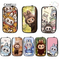 CAMELLI Pencil Cases, Cute Cartoon Large Capacity Labubu Pencil Bag,  Stationery Box