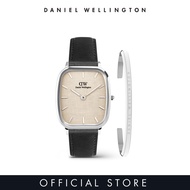 Daniel Wellington Gift Set - Marlon Sheffield Linen Silver + Classic Bracelet Silver Large - Watch +