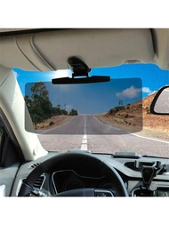汽車用遮陽板,通用型抗眩光偏光陽光板擴展器,易安裝,抵禦眩光/紫外線/杂光,讓駕駛更安全