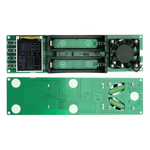 Type-C Battery Capacity Tester 18650 2-Channel Battery Power Detector DC 5V Digital Display Resistan