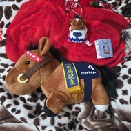 冒險樂園 Namco Taito 夾公仔 景品 禮品 27cm馬仔 東海帝王 純種馬 平安符 御守 GB 動感系列