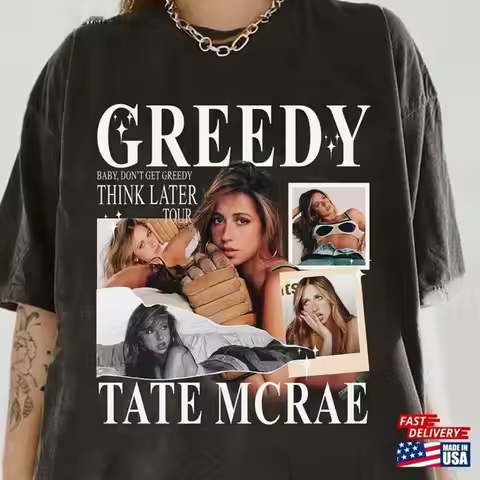 Vtg Tate Mcrae T Shirts Shirt Size S To 5Xl Lt185