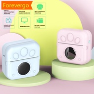 【Forever】 Mini Portable Bluetooth Thermal Printer Student Label Picture Pocket Sticker Printer A4Q7