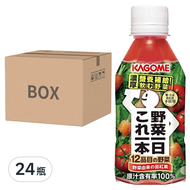 KAGOME 可果美 野菜一日100%綜合蔬果汁  280ml  24瓶