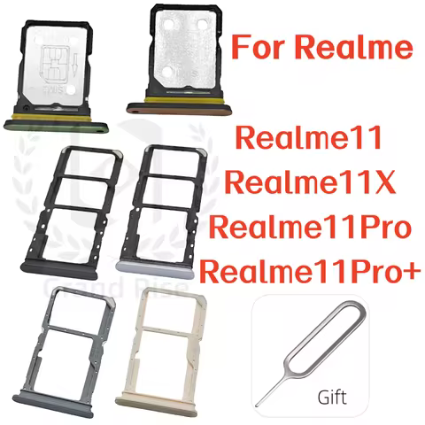 Sim Card Tray Slot For Realme 11 Realme 11 Pro + PLUS Realme 11X Phone SIM Micro Sim Card Chip Drawe