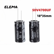 1/2/5Pcs 50V 4700uf capacitor 18*35mm 4700uf 50V Aluminum Electrolytic Capacitor