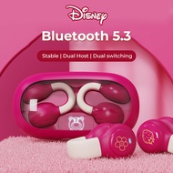 บลูทูธหูฟังนำกระดูก DN12 Disney 100% ของแท้5.3 True Wireless ไม่ใช่ในหูลดเสียงรบกวนหูฟังแบบคลิปกันน้ำหูฟัง5.2บลูทูธมีไมโครโฟนในตัวการควบคุมแบบสัมผัส TWS ไร้สายที่แท้จริงหูฟัง True Wireless