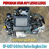 Daihatsu EF Turbo EF-DET 660cc Engine Set ( Without Gear Box ) For : Perodua Viva Avy L250S