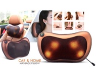 เบาะนวดไฟฟ้า Neck Massage Pillow หมอนนวดคอระบบอินฟาเรดสำหรับในบ้านและรถยนต์