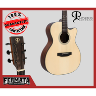 Phoebus PG-20 v3 OM/000 (3rd Gen.) Acoustic-Electric Guitar w/ Gig Bag