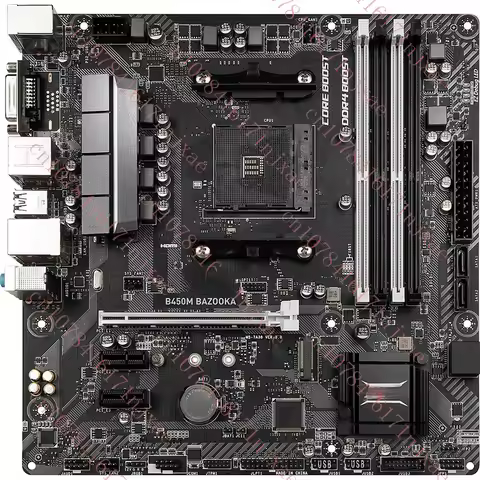 FOR MSI B450M BAZOOKA AM4 M.2 USB 3 DDR4 DVI HDMI Micro-ATX Motherboard.