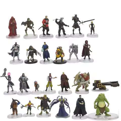 TRPG board game dungeons monster boss Shadow of the Dragon Queen GREEN SLAAD 1E Gnome Flinger Kender