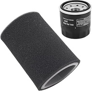 LCGLY Air Filter & Oil Filter Kit Compatible with Yamaha Grizzly Bruin Wolverine 350 450 2004-2014 K