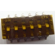 Imported CTS Dial Switch Ring Code Switch 6-Digit Switch Patch Switch 219-6
