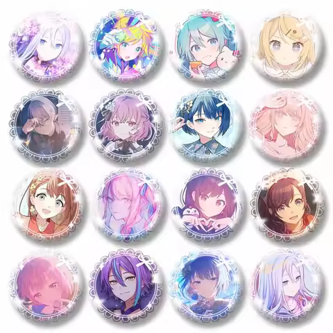 Tenma Saki Momoi Airi Akiyama Mizuki Tenma Tsukasa Soft Button Pins Project SEKAI Icons Badge Hat Ba