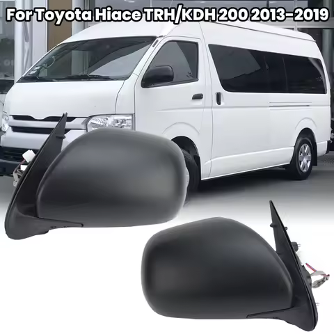 3 Pins Rearview Mirror Assembly For Toyota Hiace TRH/KDH 200 2013 2014 2015 2016-2019 Manual Folding