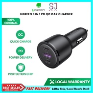 UGREEN 69W Car Charger PD 60W 20W SCP 22.5W USB C QC 3.0 Laptop Pro Phone 13 Samsung