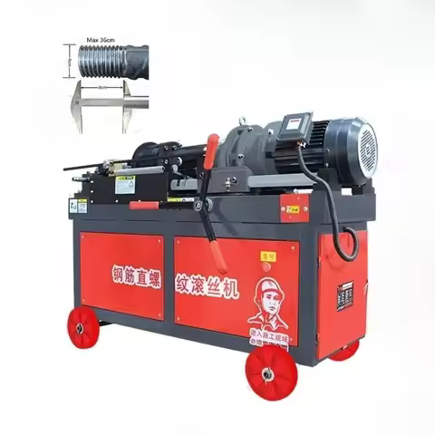 16-40mm Rebar Coupler Thread Roller Machine Steel Rod Bar Rolling Threading Machine Anchor Rod Threa