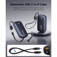 【Detachable Cable】Baseus Qpow3 22.5W 10000/20000mAh Ultra Digital Display Power Bank with Detachable
