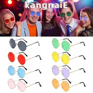 KANGNAI Metal Sunglasses Fashion Disco Party Circle Glasses