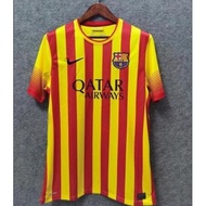 13 14 Barcelona Away Retro Football Jersey Football Jersey Soccer Jersey Football Shirt Vintage Shirt