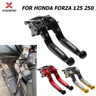 For HONDA FORZA 125 250 NSS FORZA125 FORZA250 NSS125 Accessories Folding Extendable Brake Clutch Lev