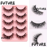 HL-FUTU Diamond Manga Lashes Women Beauty Fuffy Lashes fiber Handmade Thick Long Eye Lashes