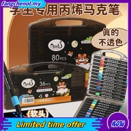 Acrylic Marker Brush Tip - Drawing Colouring Paint Art Painting Arcylic Marker Pen Colour Set Maker 