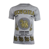 T-shirt Singha Thai Lager Beer เสื้อยืดคอกลม สิงห์ ไทย ลาเกอร์ คอตตอน สำหรับผู้ชาย